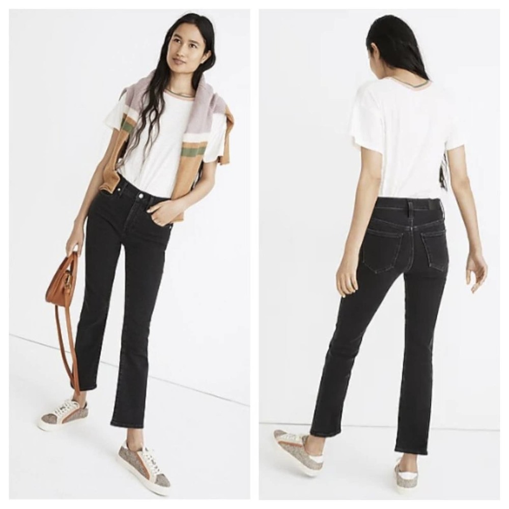 Madewell Women's High Rise Cali Demi
Boot Jeans Gray Wash Size 30